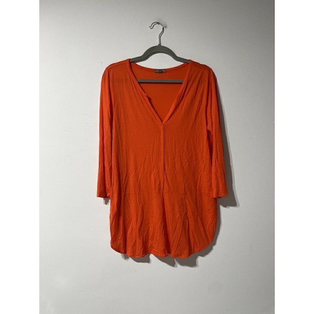 Lilla P Orange Tunic Womens Size Medium